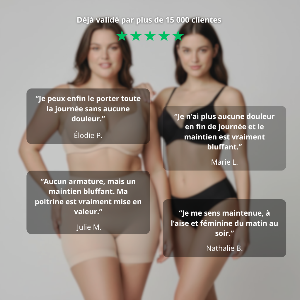 Soutien-gorge Push-Up sans coutures et sans armatures