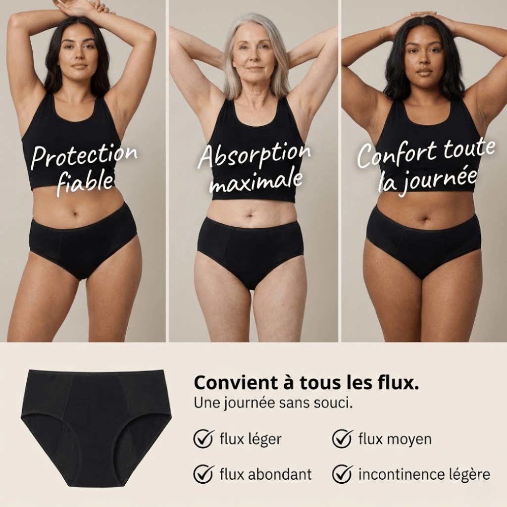 Culotte Sérénité – Anti-Fuites & Odeurs (pack de 2)
